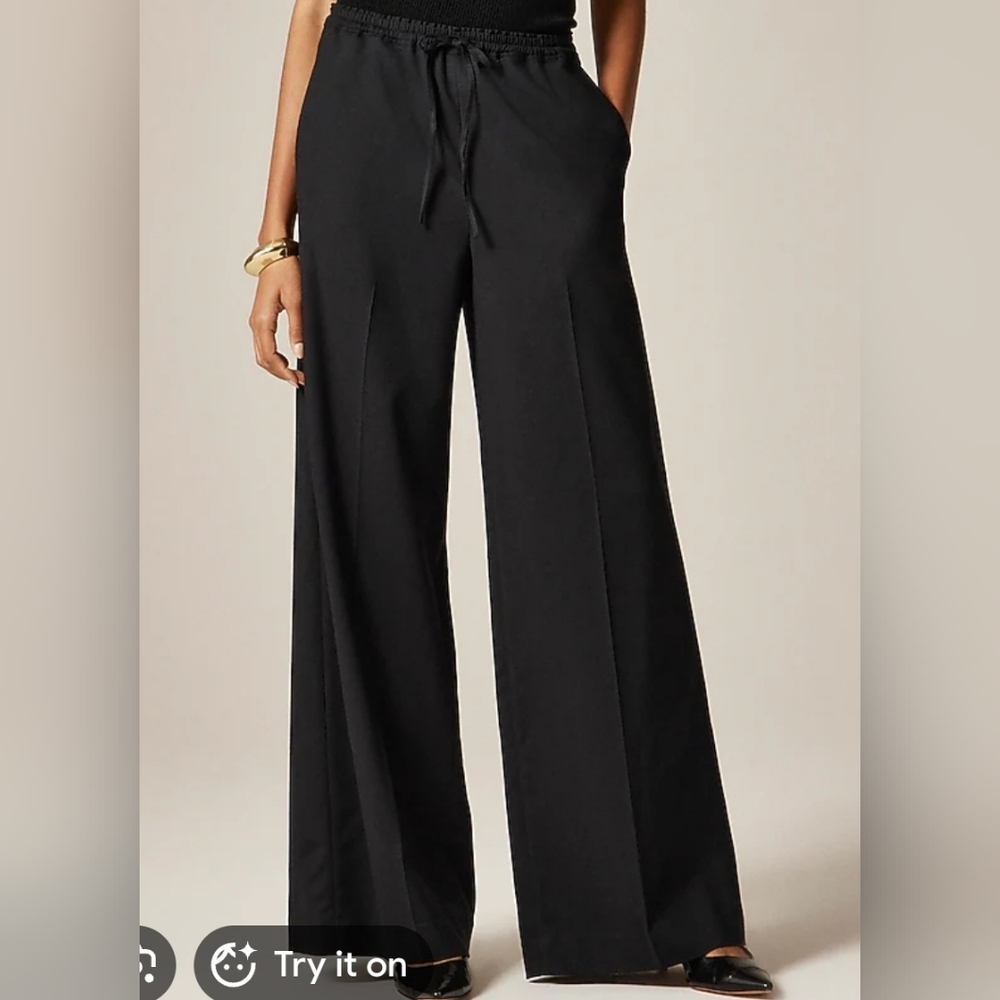 J Crew Superwide Stratus Pant In City Twill